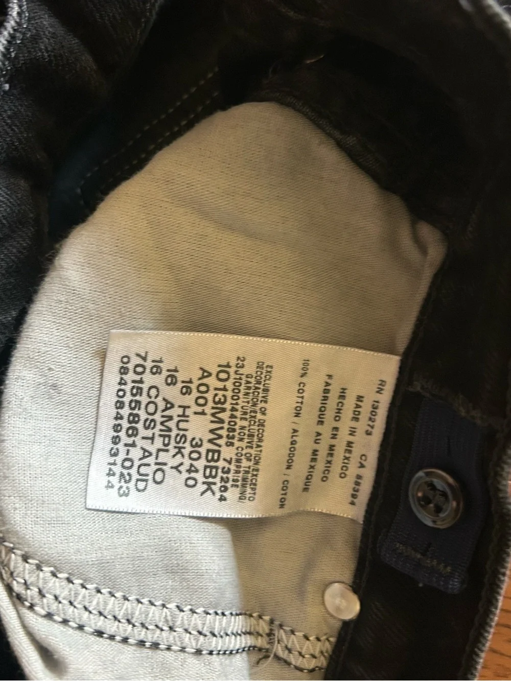 BOGO! 2 pairs! Wrangler boys black jeans size 12 & 16 husky